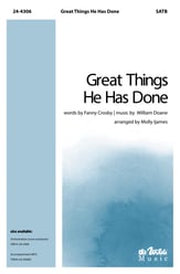 Great Things He Has Done SATB choral sheet music cover